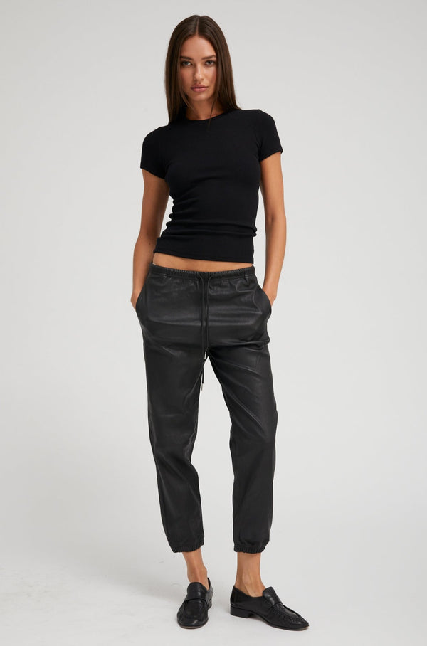 Sprwmn Rib Baby Tee Black