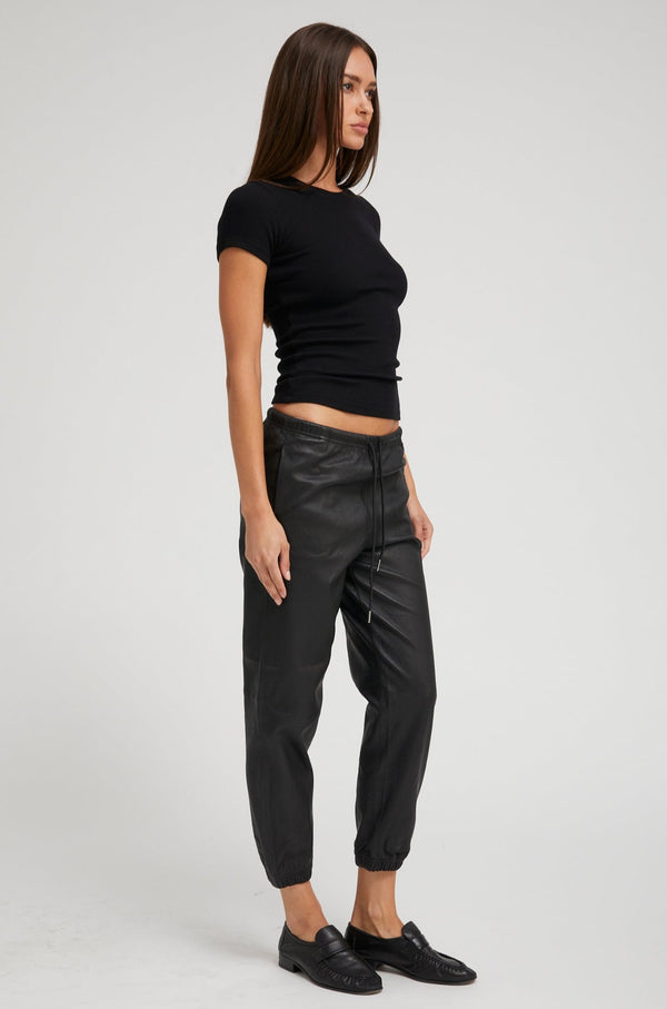 Sprwmn Rib Baby Tee Black