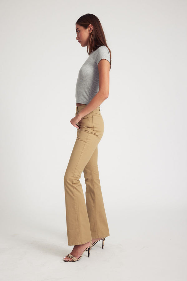 Sprwmn Rib Baby Tee Heather Grey