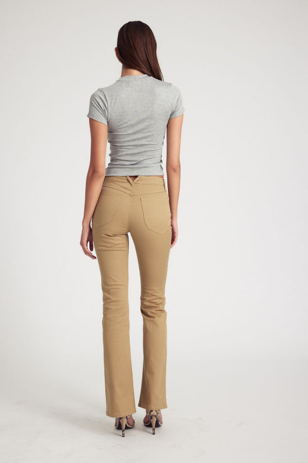 Sprwmn Rib Baby Tee Heather Grey