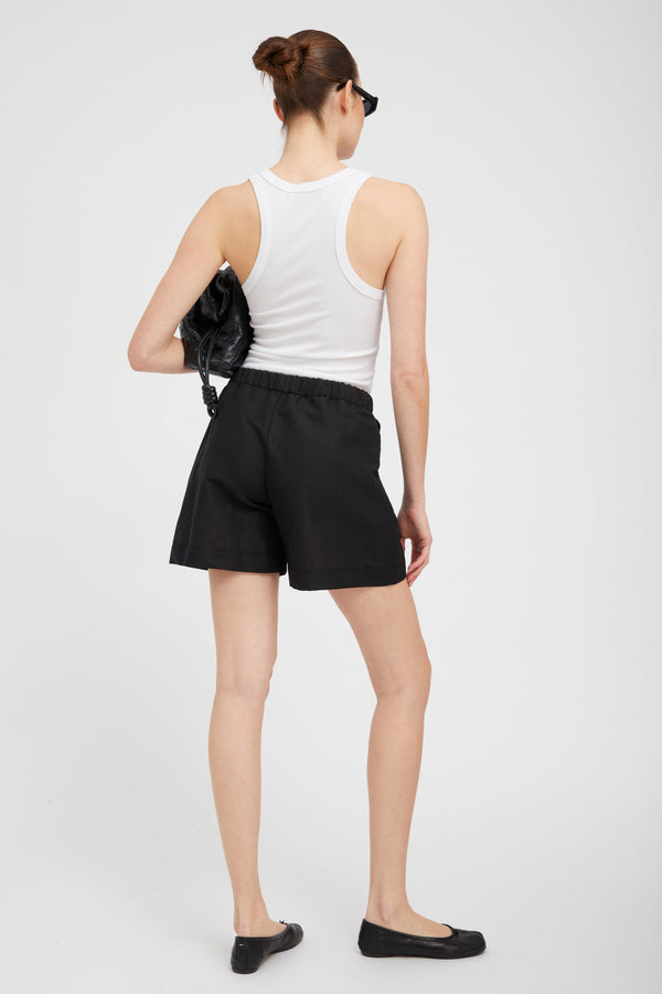 Sprwmn Rib Fitted Scooped Tank White