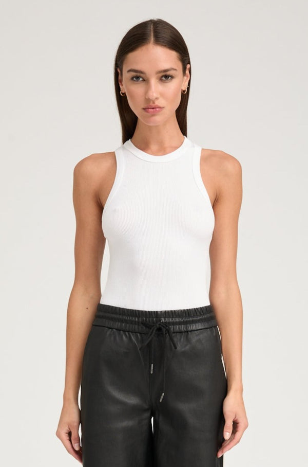 sprwmn Rib Racer Tank White