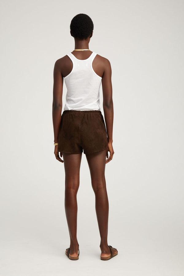 Sprwmn Scooped Tank Top White