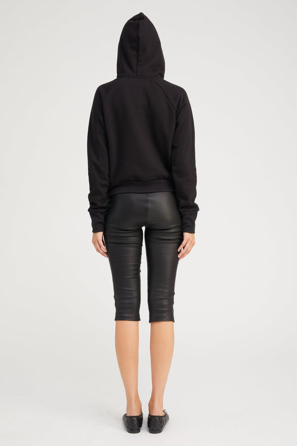 Sprwmn Shrunken Hoodie Black