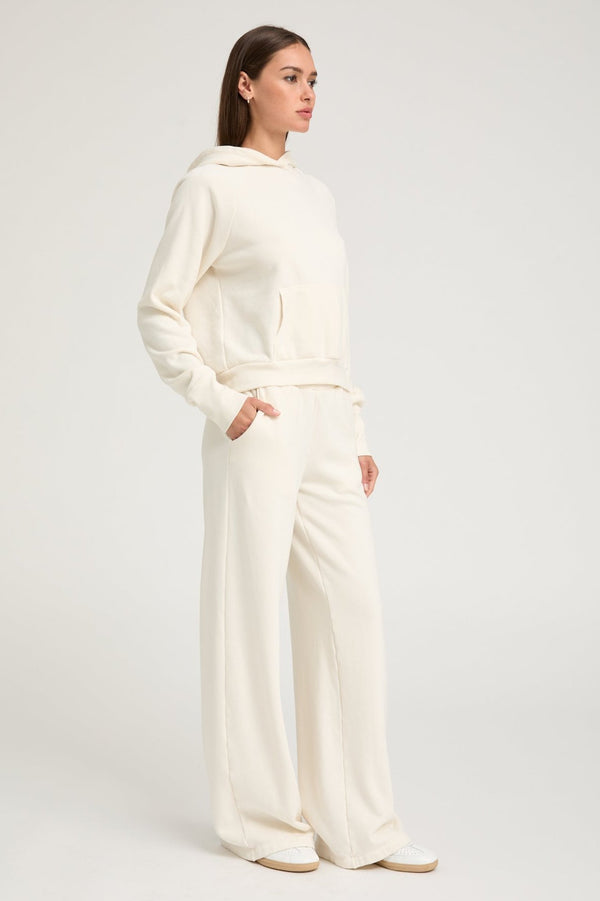 Sprwmn Shrunken Hoodie Creme