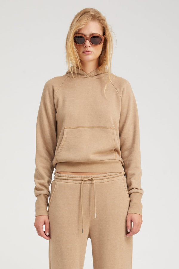 sprwmn Shrunken Hoodie Latte