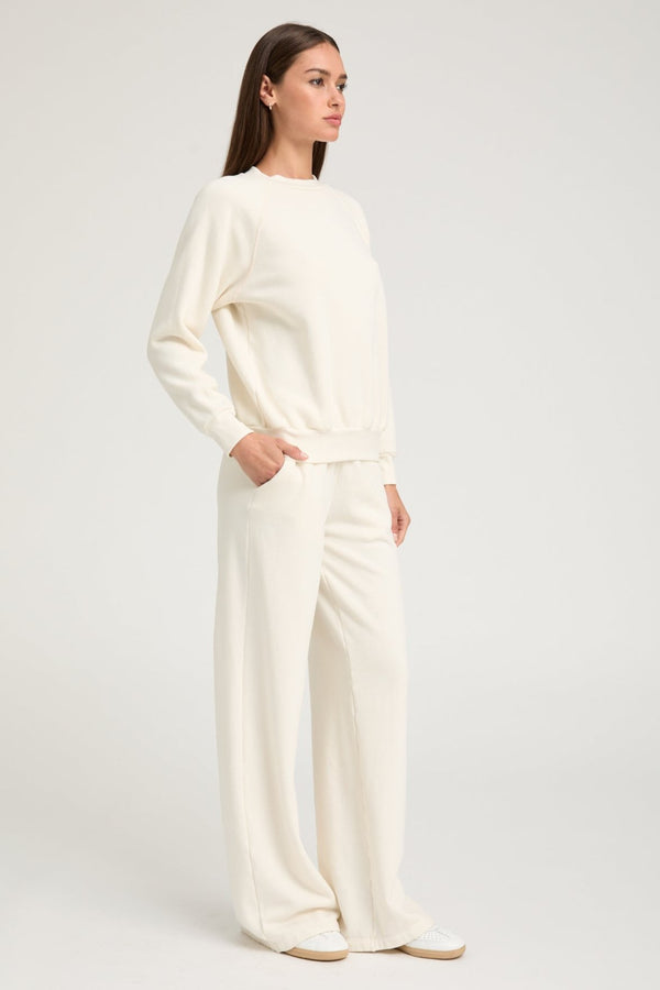 Sprwmn Shrunken Raglan Sweatshirt Creme