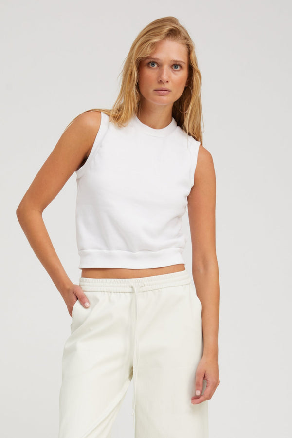 sprwmn Shrunken Vest White