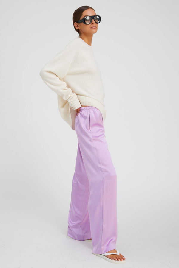 Sprwmn Silk Kauai Pants LAVENDER