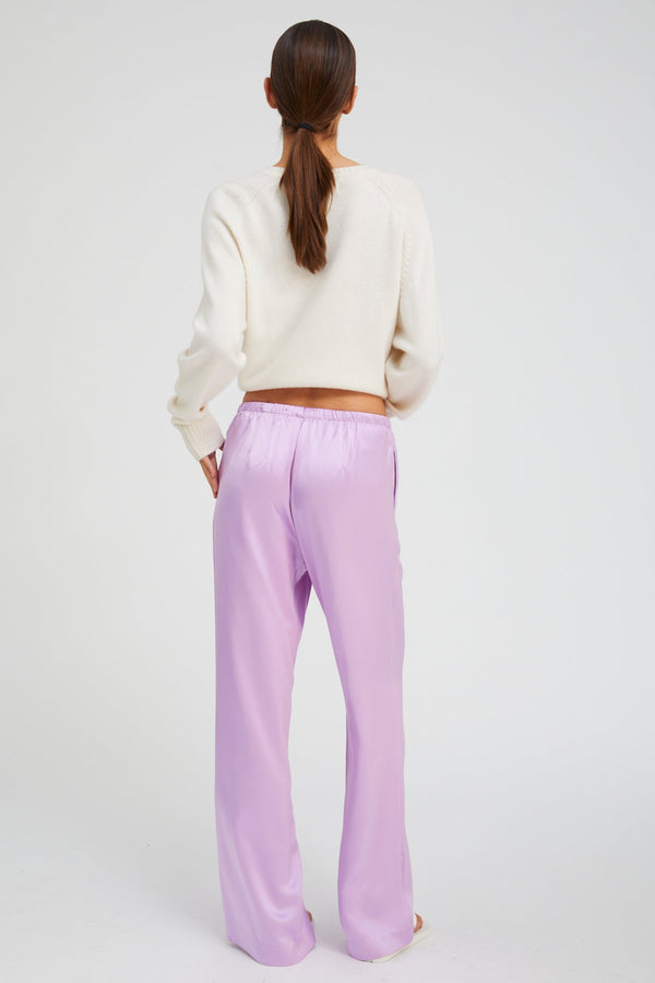 Sprwmn Silk Kauai Pants LAVENDER