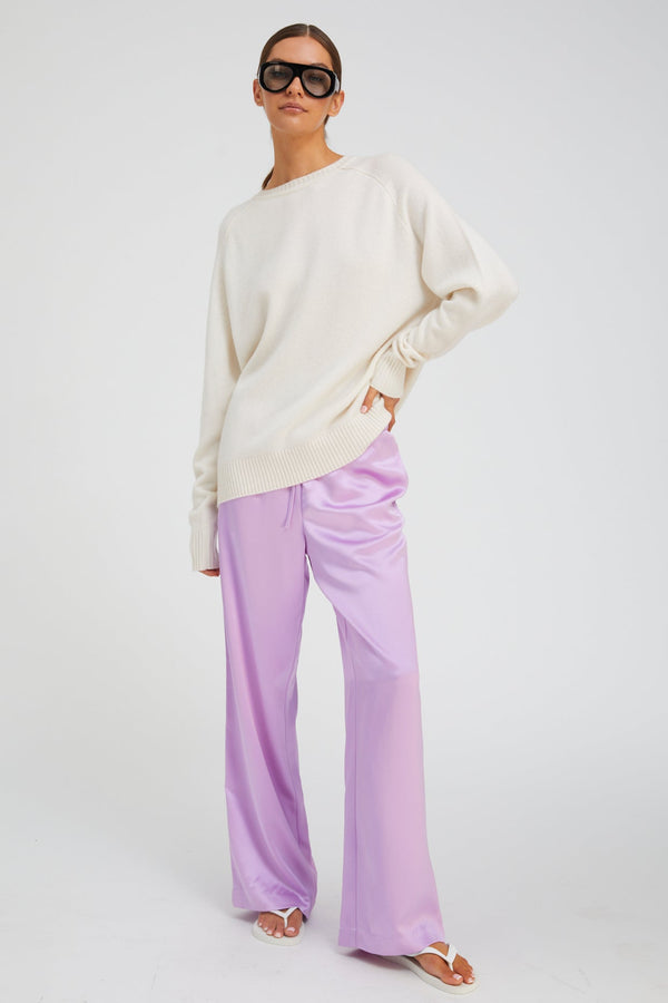 sprwmn Silk Kauai Pants LAVENDER