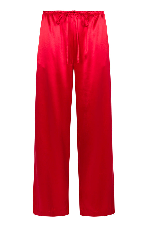 Sprwmn Silk Kauai Pants RED