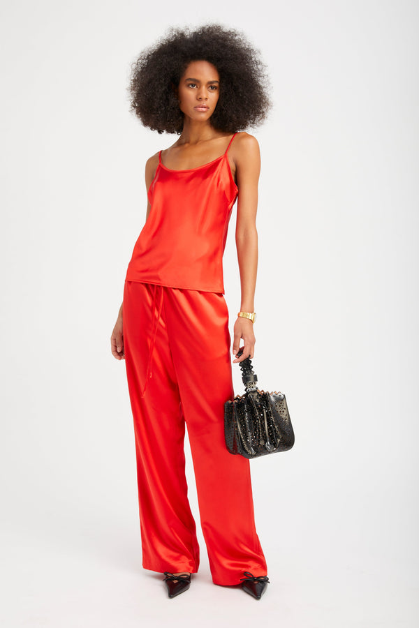 sprwmn Silk Kauai Pants RED