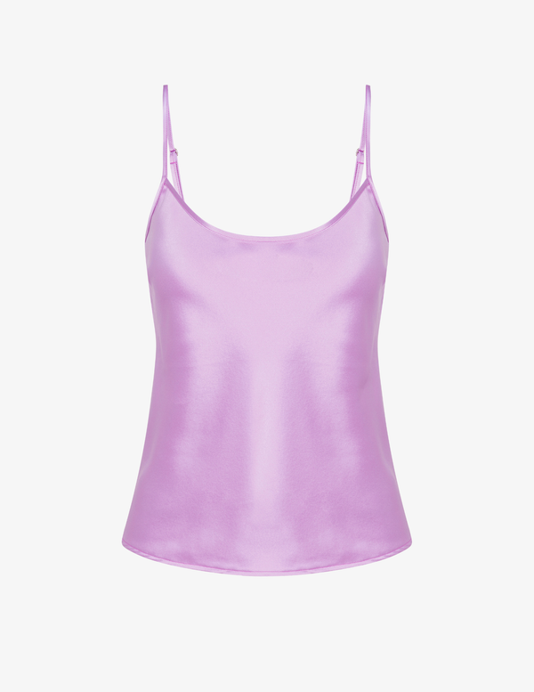 sprwmn Silk Spaghetti Strap Cami LAVENDER