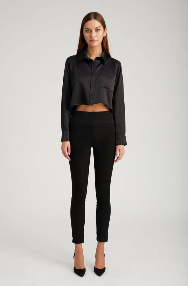 sprwmn Suede Ankle Black