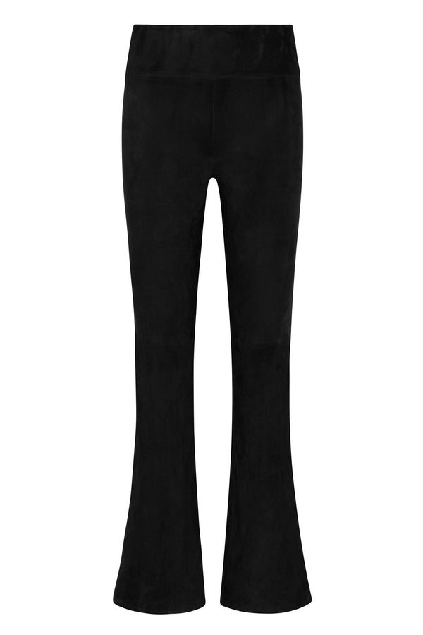 Sprwmn Suede Micro Flare Black