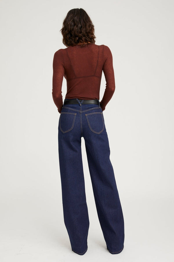 Sprwmn Tissue Long Sleeve Baby Tee AMERICANO