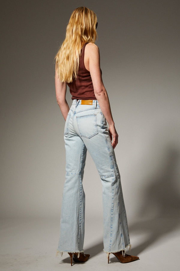 Sprwmn Tissue V-Neck Tank AMERICANO