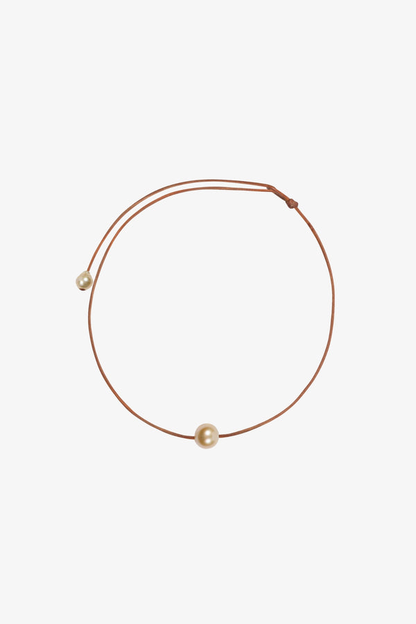 Sprwmn White Signature Pearl Choker Necklace WHITE