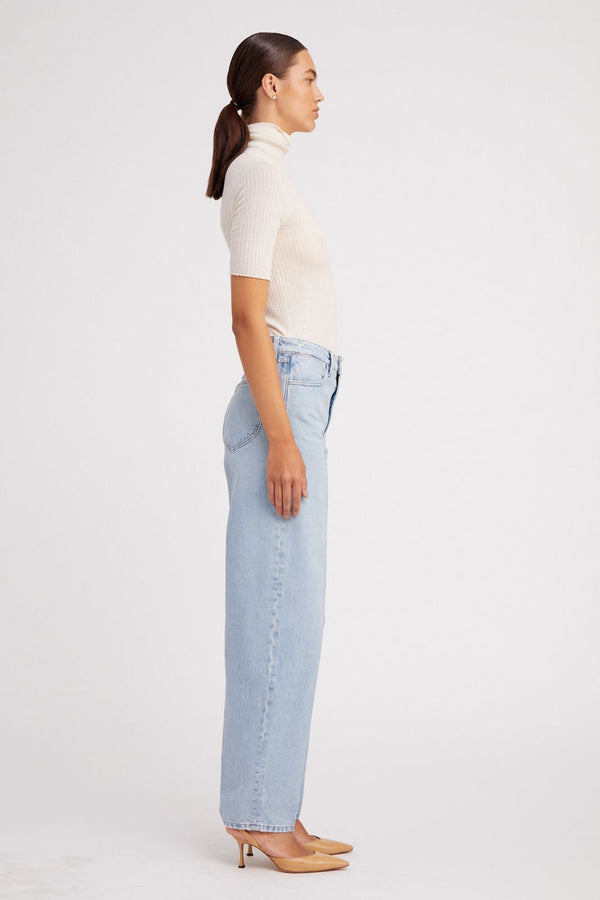 Sprwmn Wide Leg Tapered Denim