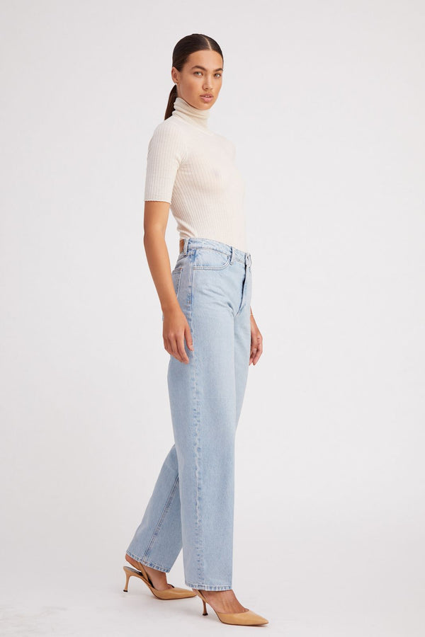 sprwmn Wide Leg Tapered Denim