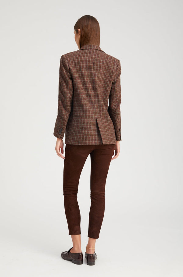 Sprwmn Wool Oversized Blazer Houndstooth