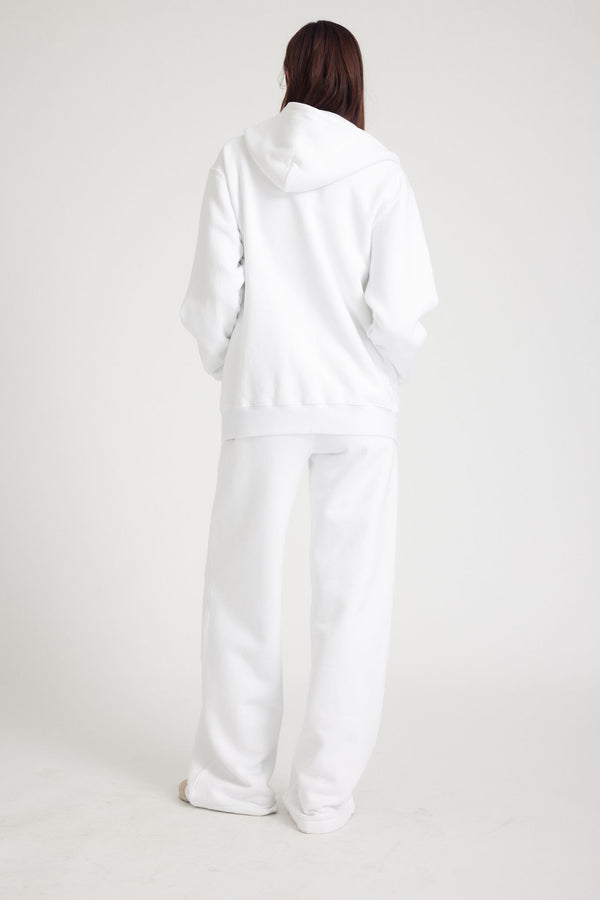 Sprwmn Zip Up Hoodie White