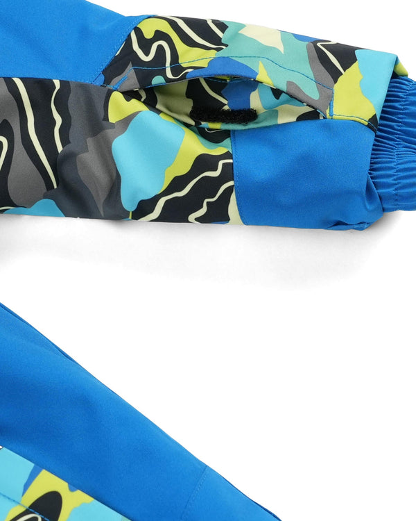 Spyder Little Boys Leader Jacket - Cobalt Mountain Clouds