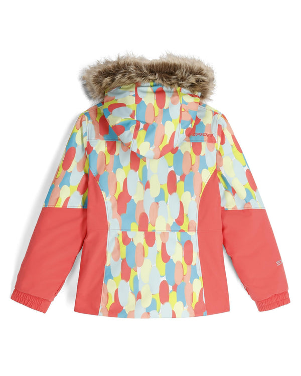 Spyder Little Girls Lola Jacket - Coral Haze Sprinkles