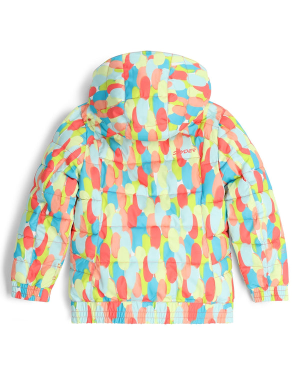 Spyder Little Girls Zadie Jacket - Coral Haze Sprinkles