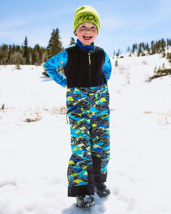 Spyder Little Kids Expedition Pants - Cobalt Mountain Clouds