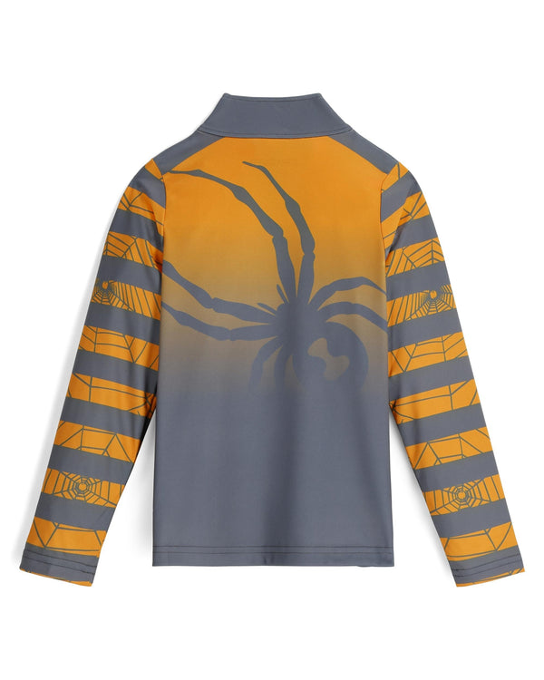 Spyder Boys Challenge Half Zip T-Neck - Orange Pop
