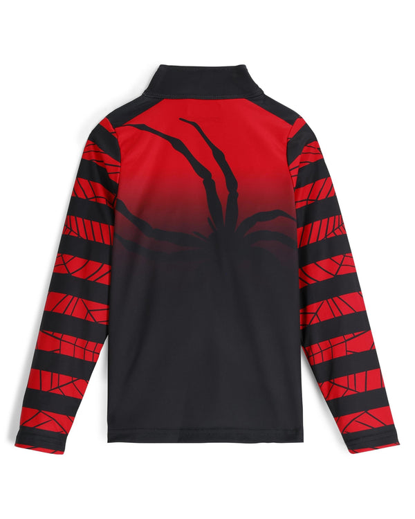 Spyder Boys Challenger Half Zip T-Neck - Spyder Red