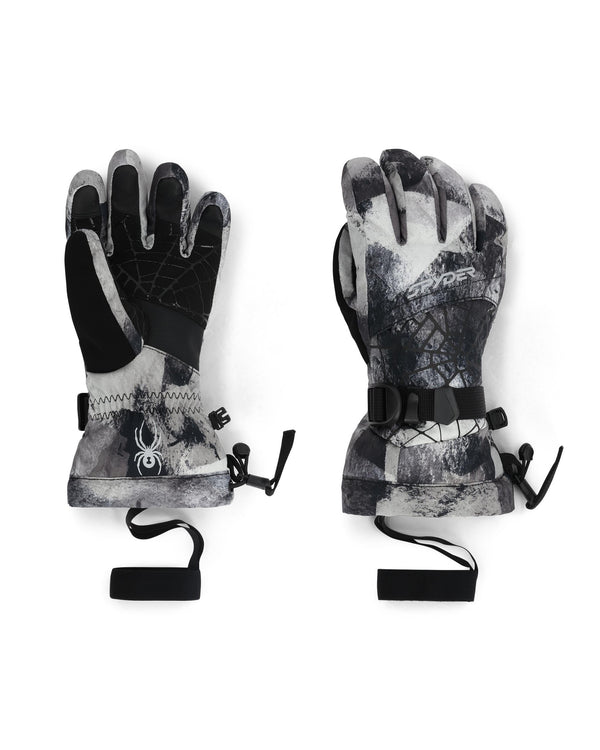 spyder Boys Overweb Gloves - Black Camo
