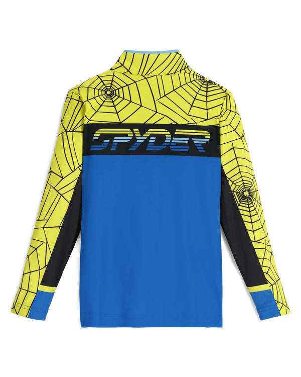 Spyder Boys Ryder Half Zip T-Neck - Lime