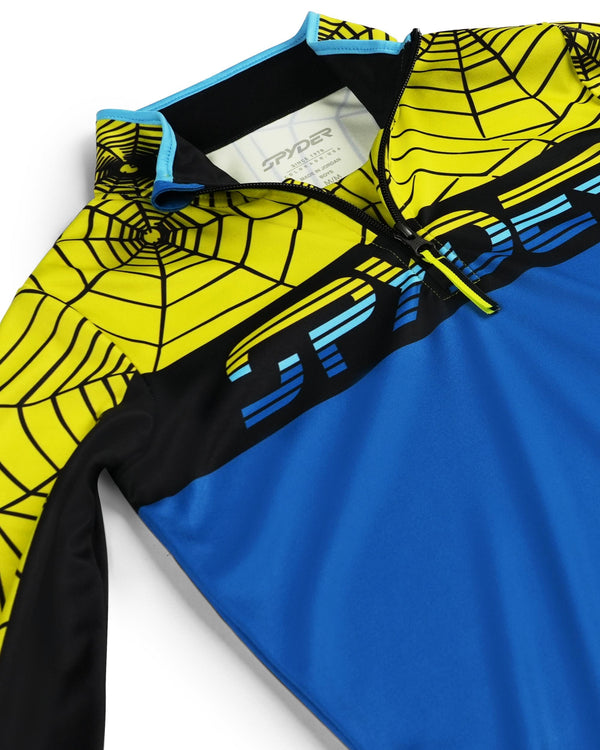 Spyder Boys Ryder Half Zip T-Neck - Lime