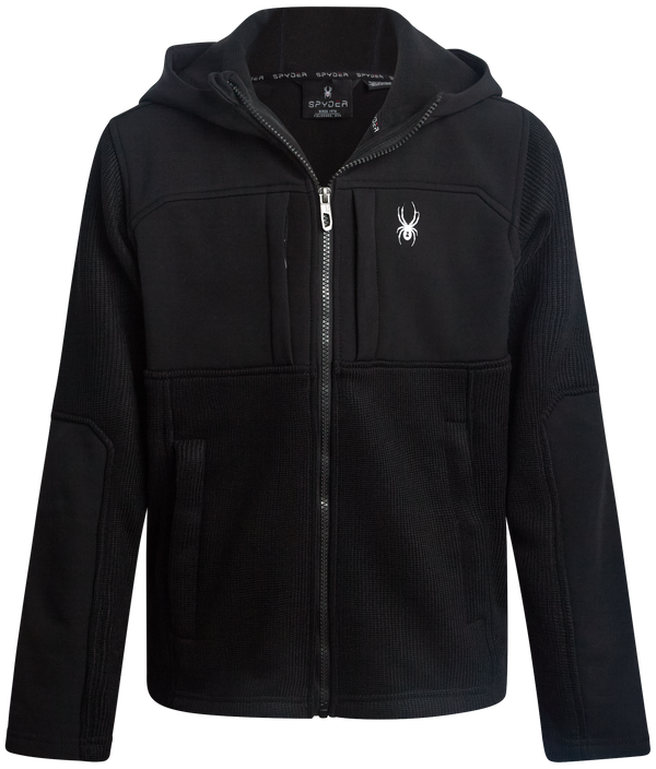 spyder Boys Sweater Fleece Jacket - Black