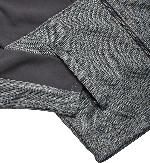 Spyder Boys Sweater Fleece Jacket - Pewter