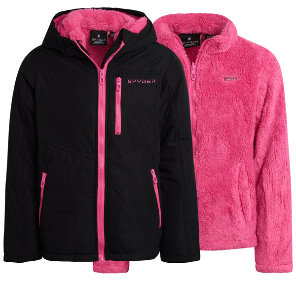 spyder Girls 3-in-1 Jacket - Black