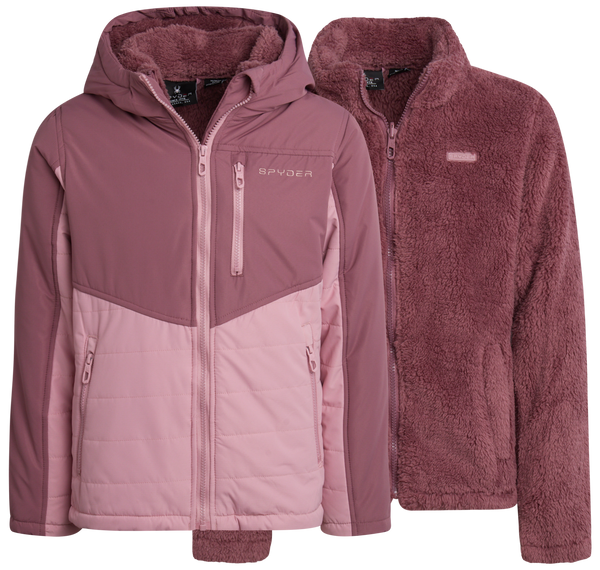 spyder Girls 3-in-1 Jacket - Mauve