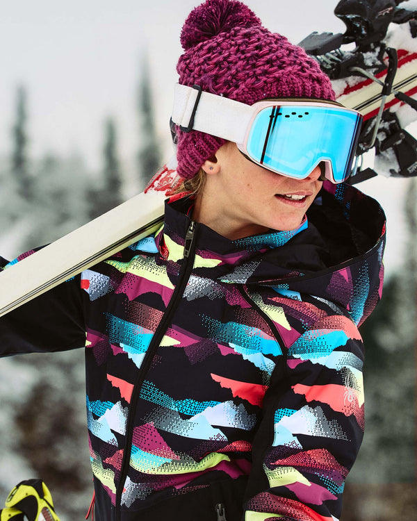 Spyder Girls Conquer Jacket - Multi Mountain Print
