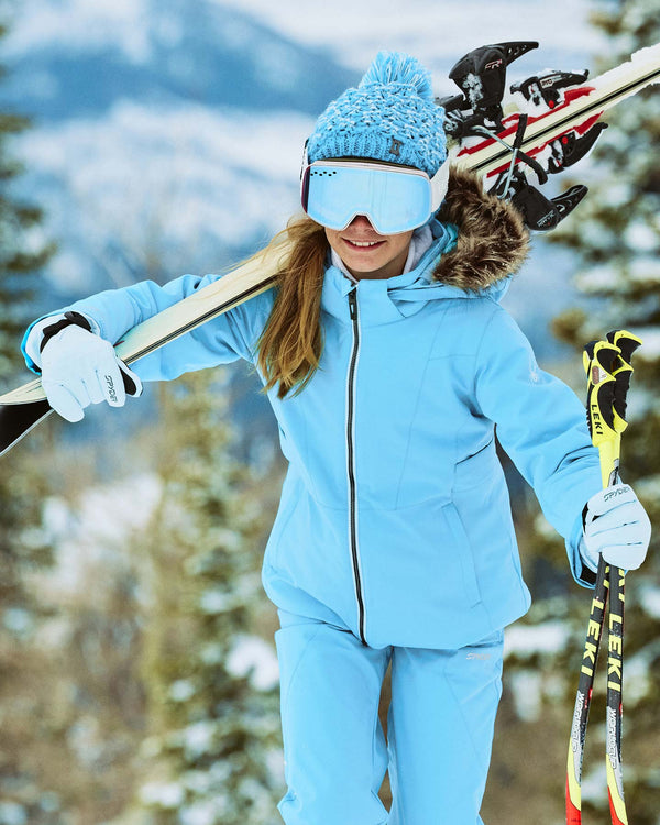 Spyder Girls Lola Jacket - Cyan Blue