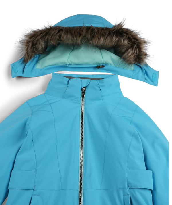 Spyder Girls Lola Jacket - Cyan Blue