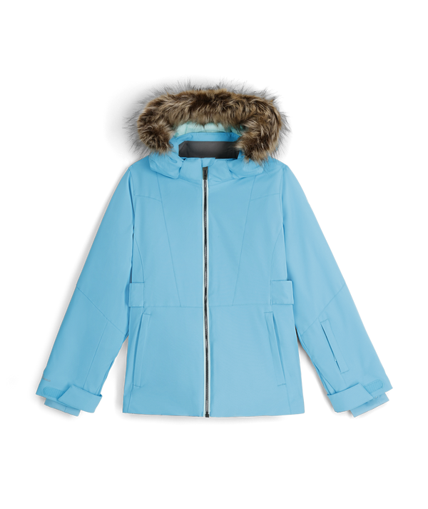 spyder Girls Lola Jacket - Cyan Blue