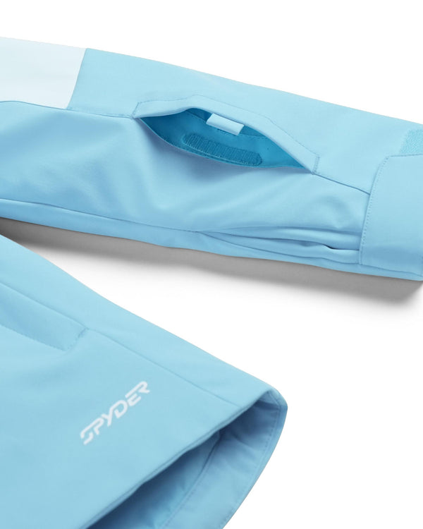 Spyder Girls Mila Jacket - Cyan Blue