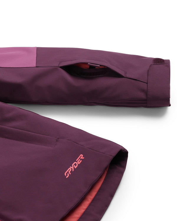 Spyder Girls Mila Jacket- Plum