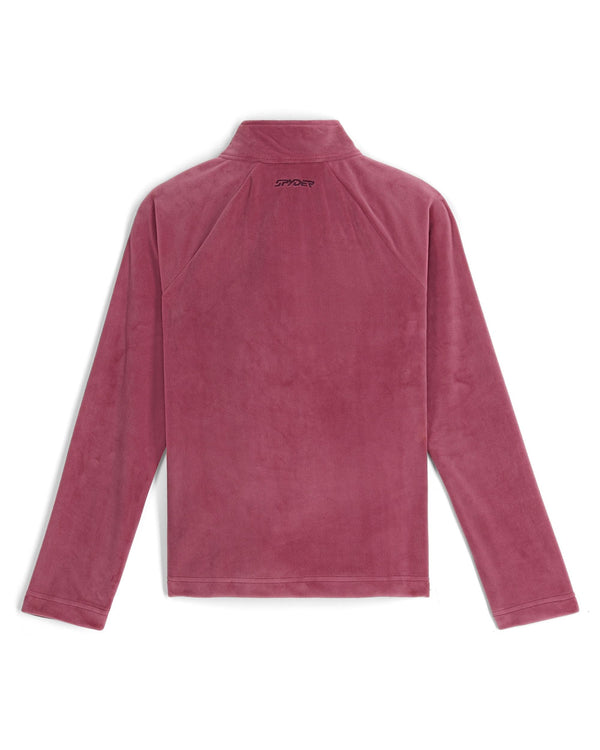 Spyder Girls Shimmer Bug Half Zip T-Neck - Acai