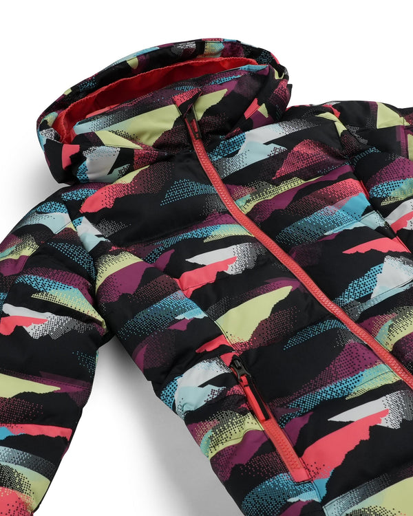 Spyder Girls Zadie Jacket - Multi Mountain Print