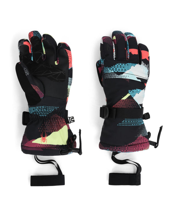 spyder Kids Synthesis Gloves - Multi Mountain Print