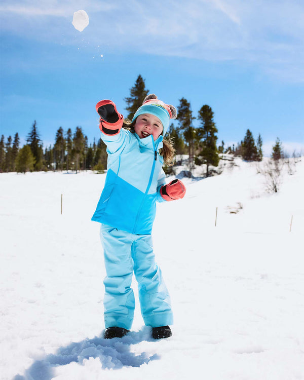 Spyder Little Girls Conquer Jacket - Crystal Blue